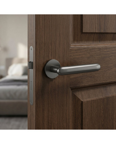 Poignée de porte couleur anthracite LARKA