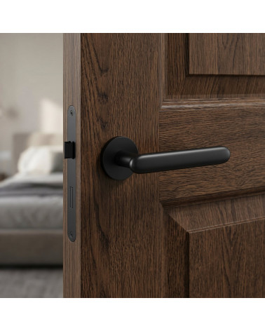 Poignée de porte couleur noire LARKA