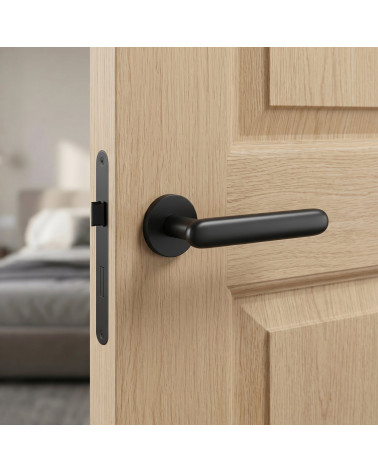 Poignée de porte couleur noire LARKA