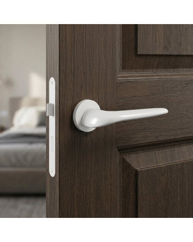 Poignée de porte blanche JULIA