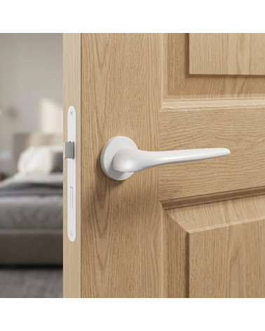 Poignée de porte blanche JULIA