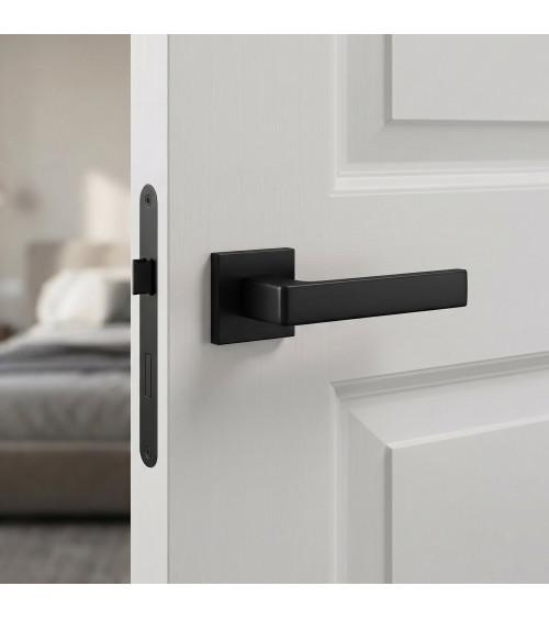 Poignée de porte noire Apollo poignée design