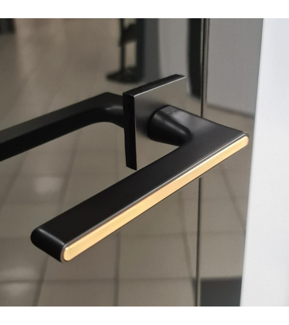black and gold door handle