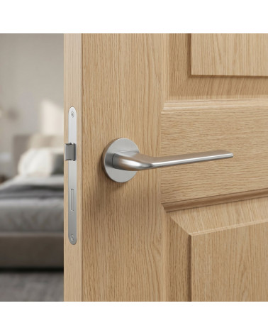 Poignée de porte classique en zamak ANDREA ronde