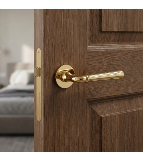 Poignée de porte or poli CASCADA poignée design