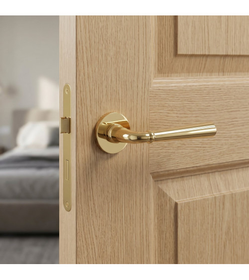 Poignée de porte or poli CASCADA poignée design