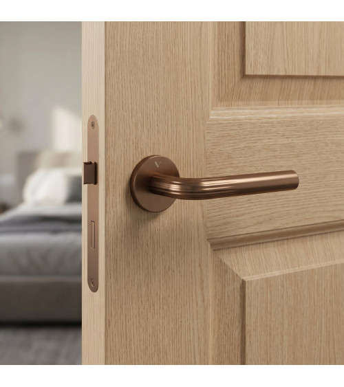 Poignée de porte cuivre Frella poignée design