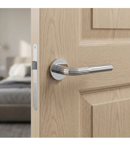 Poignée de porte chromée Frella poignée design
