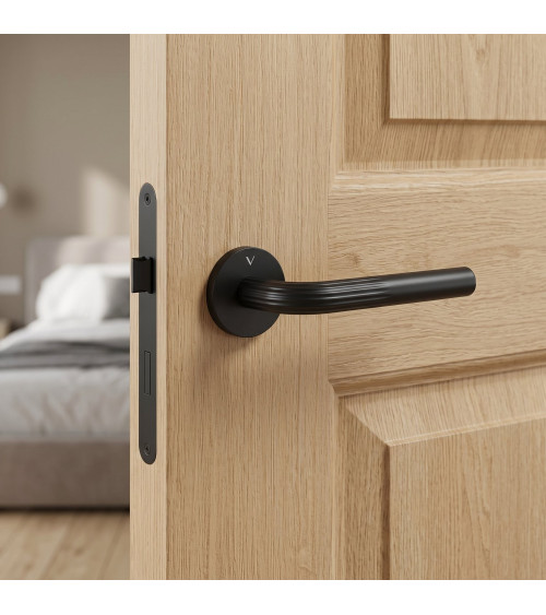 Poignée de porte noire Frella poignée design