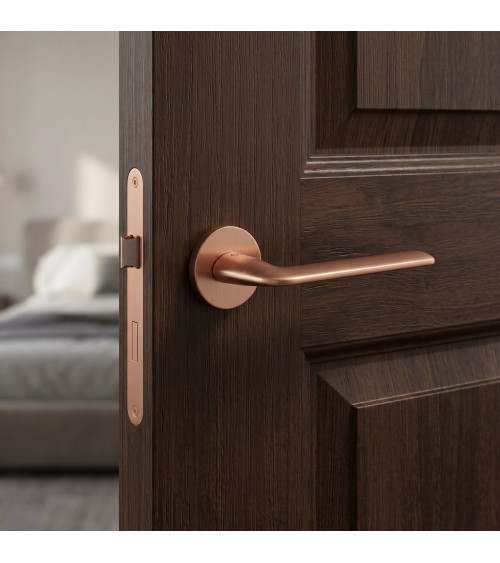 Poignée de porte finition cuivre STINGER poignée design