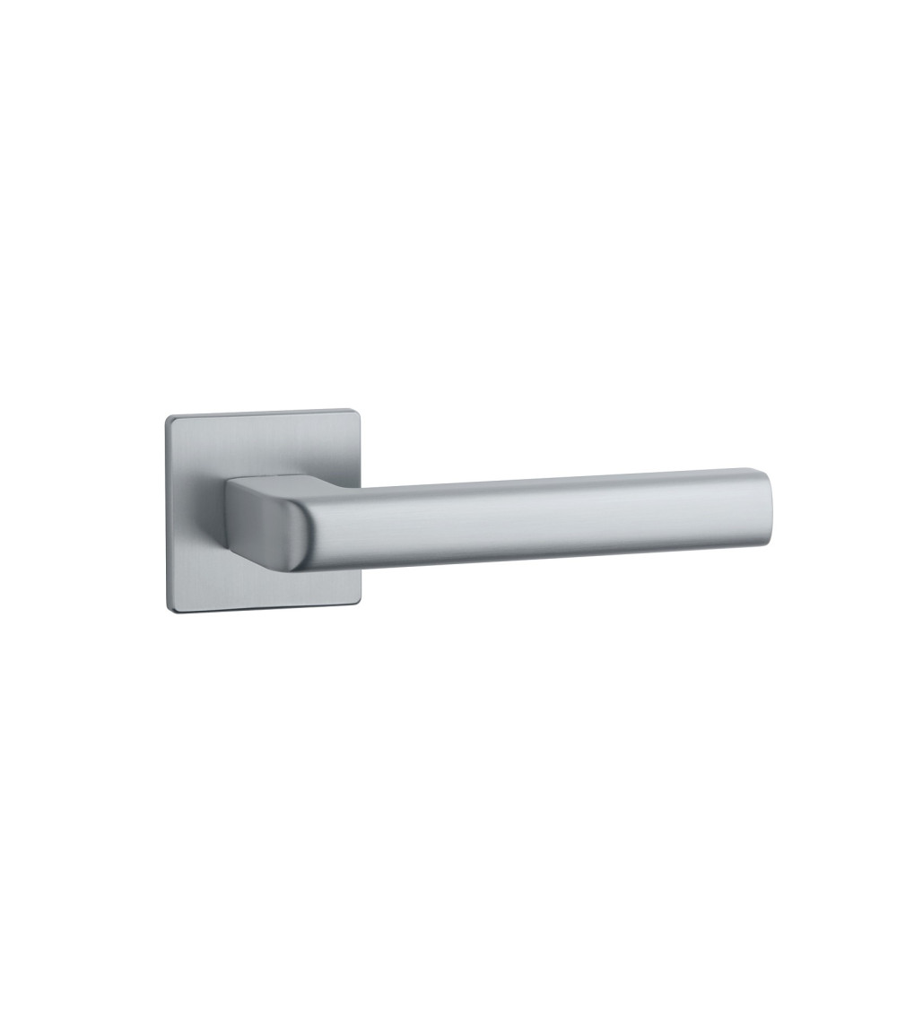 Poignée de porte chrome satiné SALICE quincaillerie design