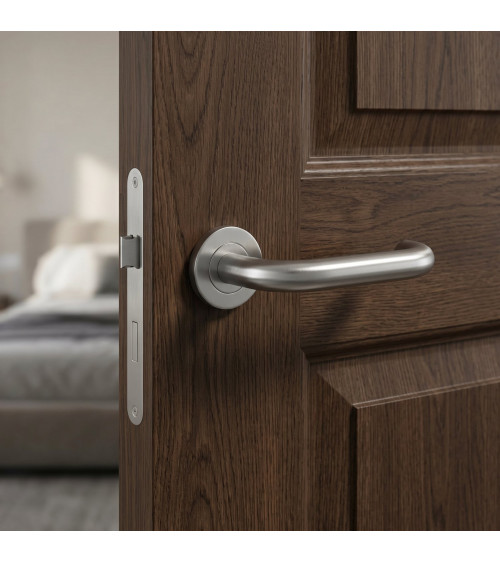 Poignée de porte en inox OVAL 1704 quincaillerie design