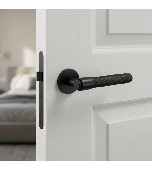 Poignée de porte noire DECO poignée design