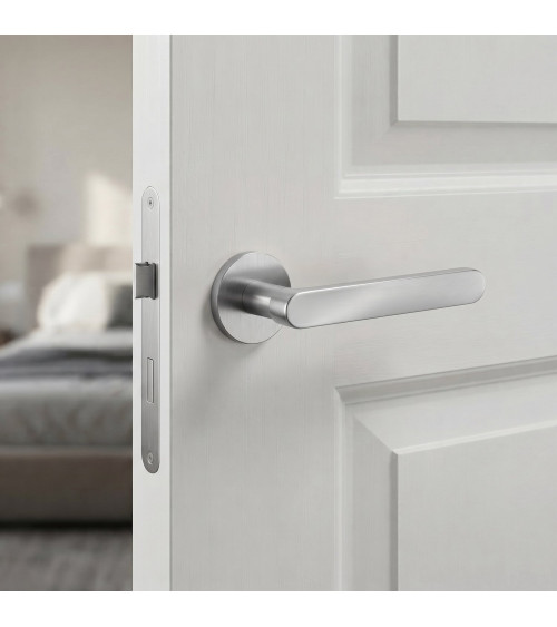 Poignée de porte chrome satiné RITA poignée design