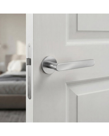 Poignée de porte chrome satiné RITA