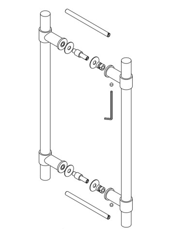 Poignée de tirage PB400 en acier inoxydable – FORMANI