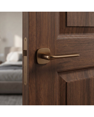 Poignée de porte cuivre FLAT
