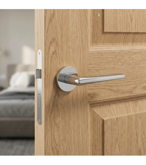 Poignée de porte chrome poli SALTA poignée design