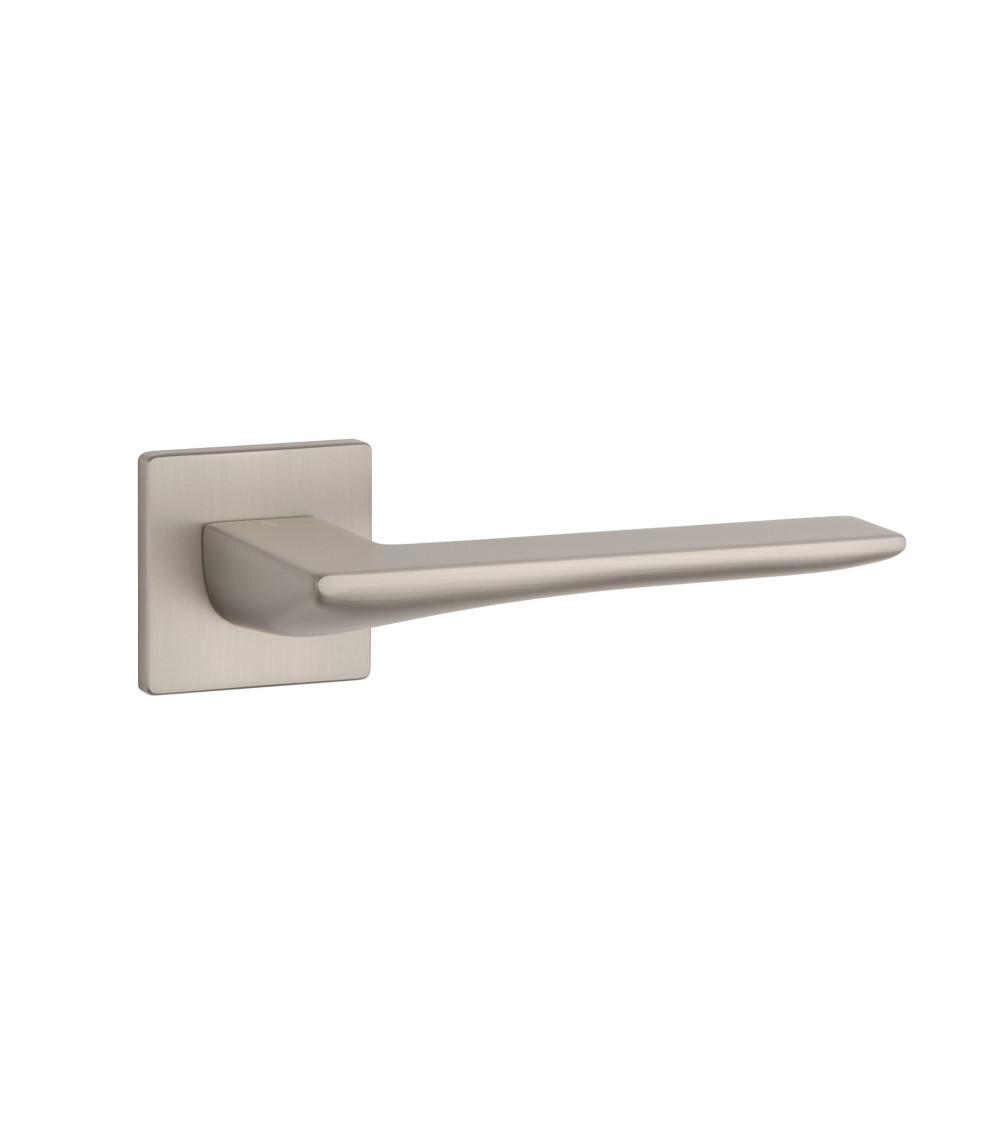 Poignée de porte nickel brossé IRIS poignée design