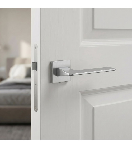 Poignée de porte chrome satiné OMA poignée