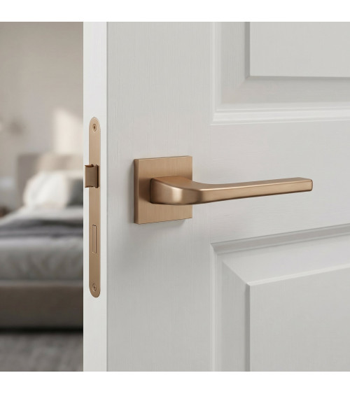 Poignée de porte marron clair NAKA poignée design