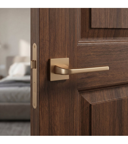 Poignée de porte marron clair NAKA poignée design