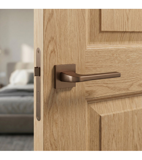 Poignée de porte marron clair NAKA poignée design