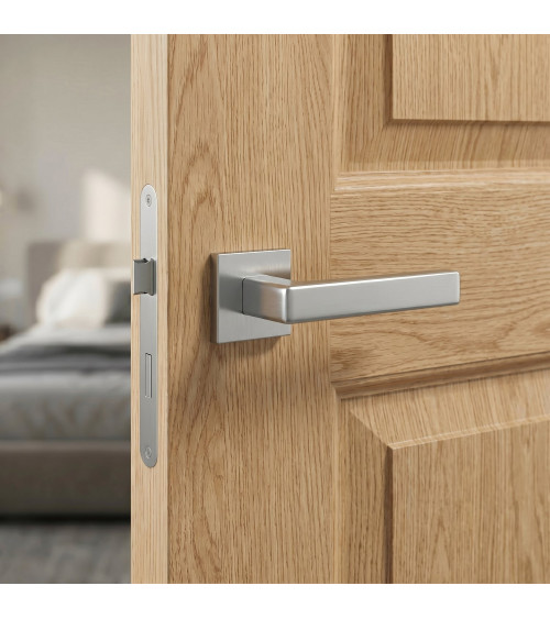 Poignée de porte chrome satiné MIIA poignée design