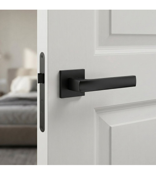Poignée de porte noire mat LIMA poignée design