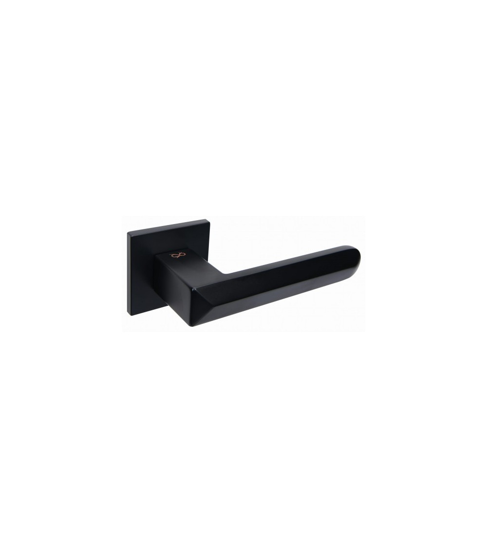 Poignée de porte carré contemporaine en Zamak Bohema -  poignée design