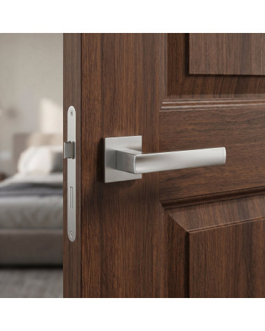 Poignée de porte chrome satiné LIMA