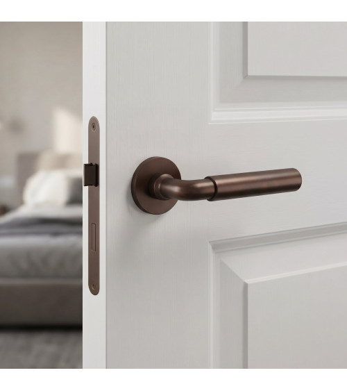 Poignée de porte brun foncé mat FICARIA poignée design