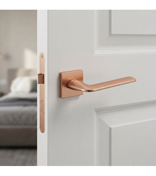 Poignée de porte cuivre STINGER quincaillerie design