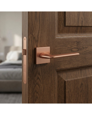 Poignée de Porte finition cuivre STINGER carrée