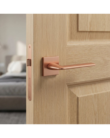 Poignée de Porte finition cuivre STINGER carrée