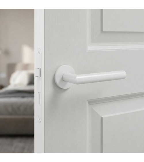 Poignée de Porte blanche CO ELLO -  poignée design