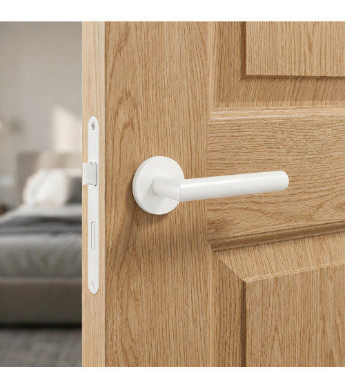 Poignée de Porte blanche CO ELLO -  poignée design