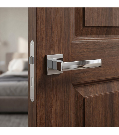 Poignée de porte chrome poli HIRA poignée design
