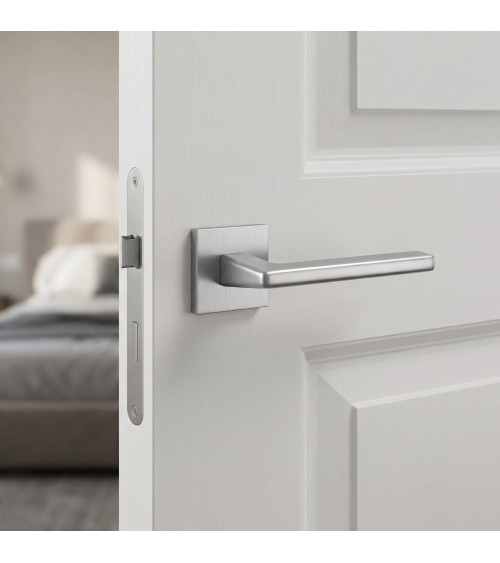 Poignée de porte chrome satiné ARTA poignée design