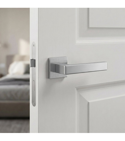 Poignée de porte chrome satiné SULLA poignée design