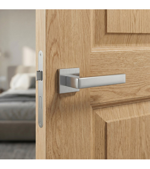 Poignée de porte chrome satiné SULLA poignée design