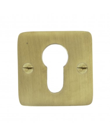 Rosace de porte CDL à clef à barillet en laiton -  poignée design
