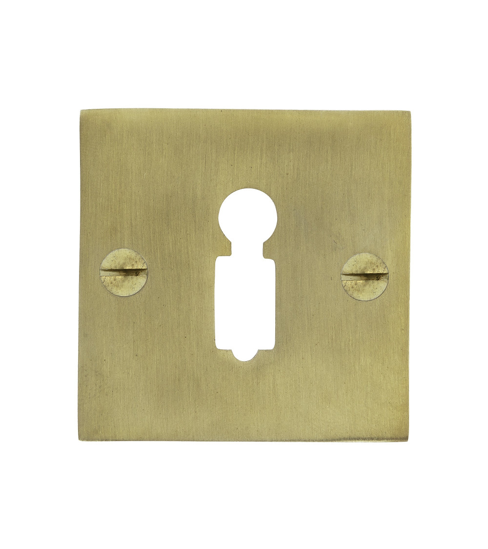 Rosace de porte CDL à clef à barillet en laiton -  poignée design