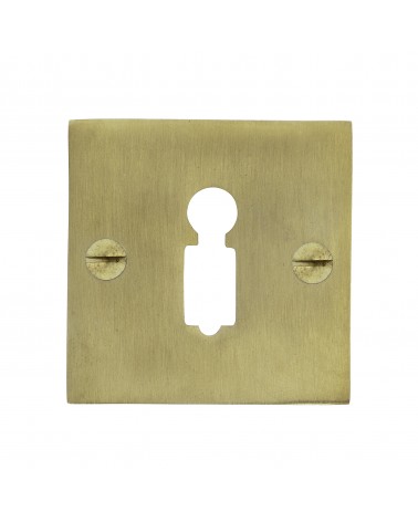 Rosace de porte CDL à clef à barillet en laiton -  poignée design
