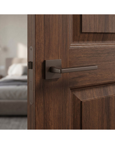 Poignée de porte marron PYROLA