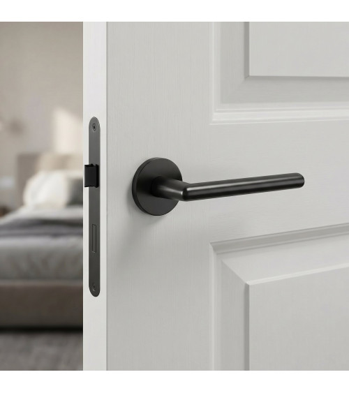 Poignée de porte noire KALMIA poignée design