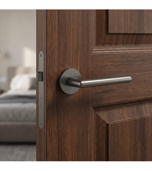 Poignée de porte graphite KALMIA poignée design