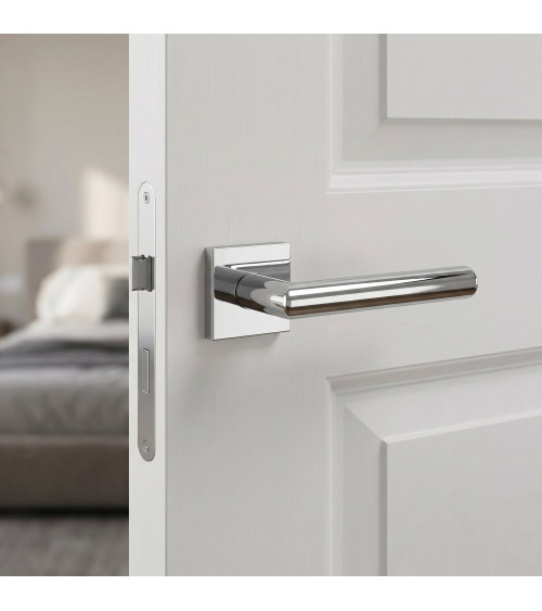 Poignée de porte chrome poli ARABIS poignée design