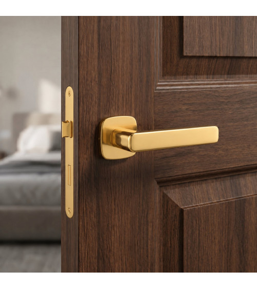 Poignée de porte or poli IXIA poignée design