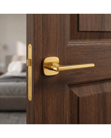 Poignée de Porte Or Poli PVD - Modèle MARANTA